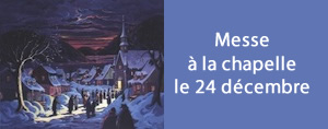 Messe de Noël à la chapelle